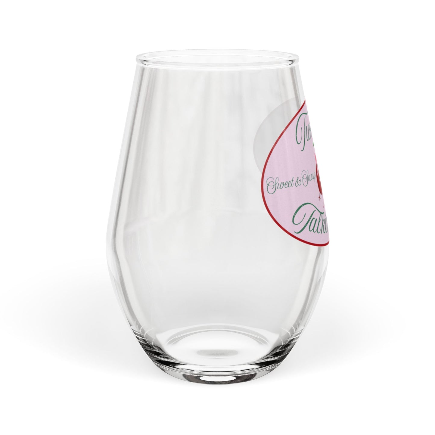 Tarts Cherry Stemless Wine Glass, 11.75oz