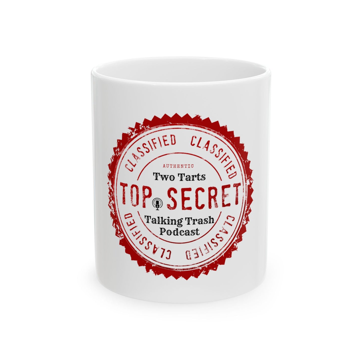 Two Tarts Top Secret Ceramic Mug 11oz