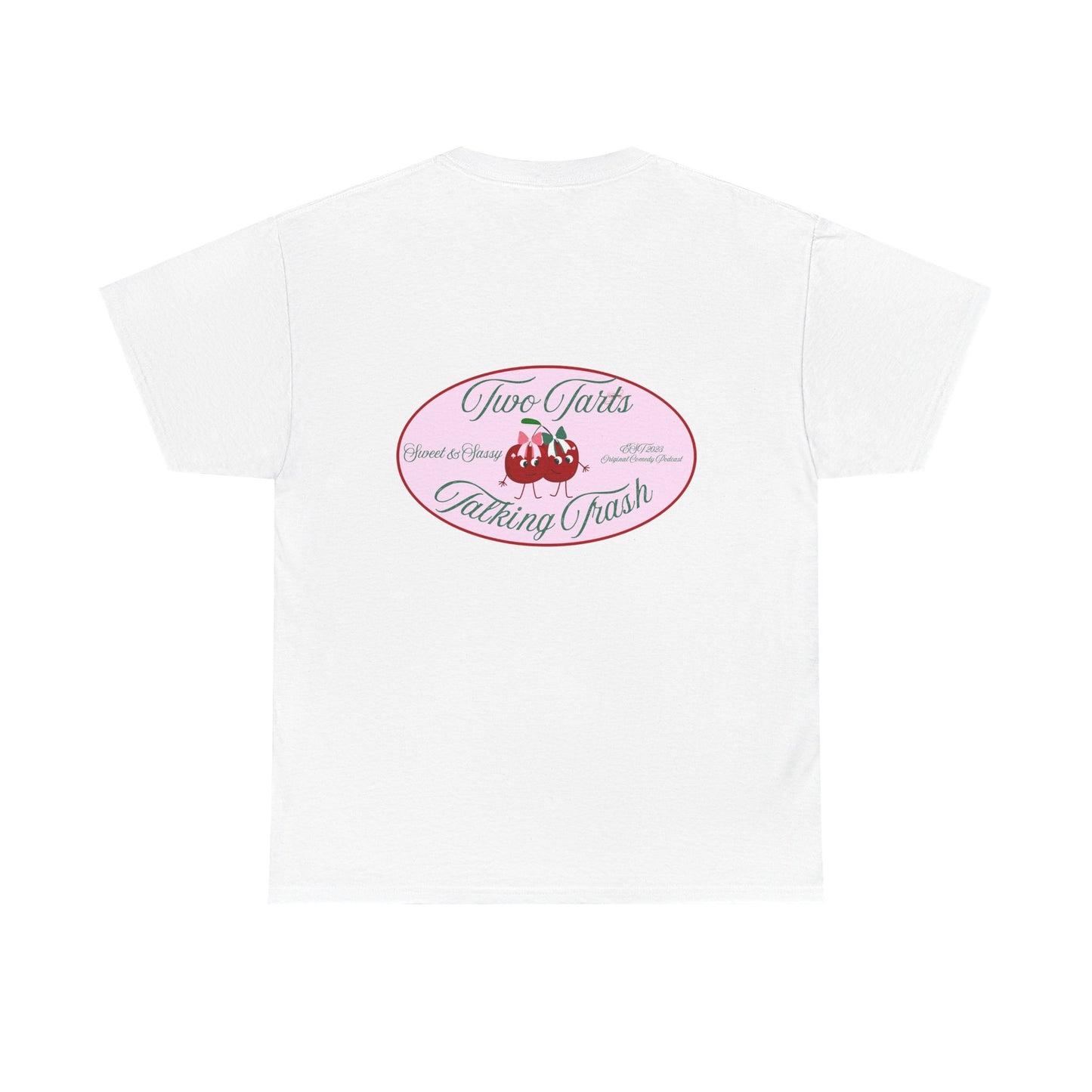 Two Tarts Pink Bubble Unisex Heavy Cotton Tee