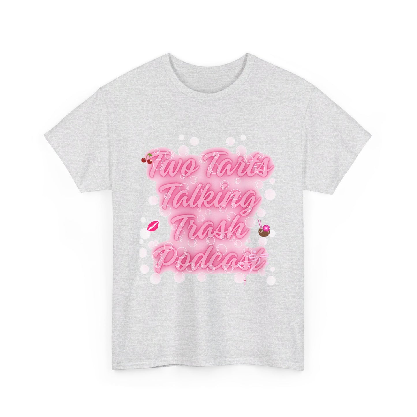 Two Tarts Pink Bubble Unisex Heavy Cotton Tee