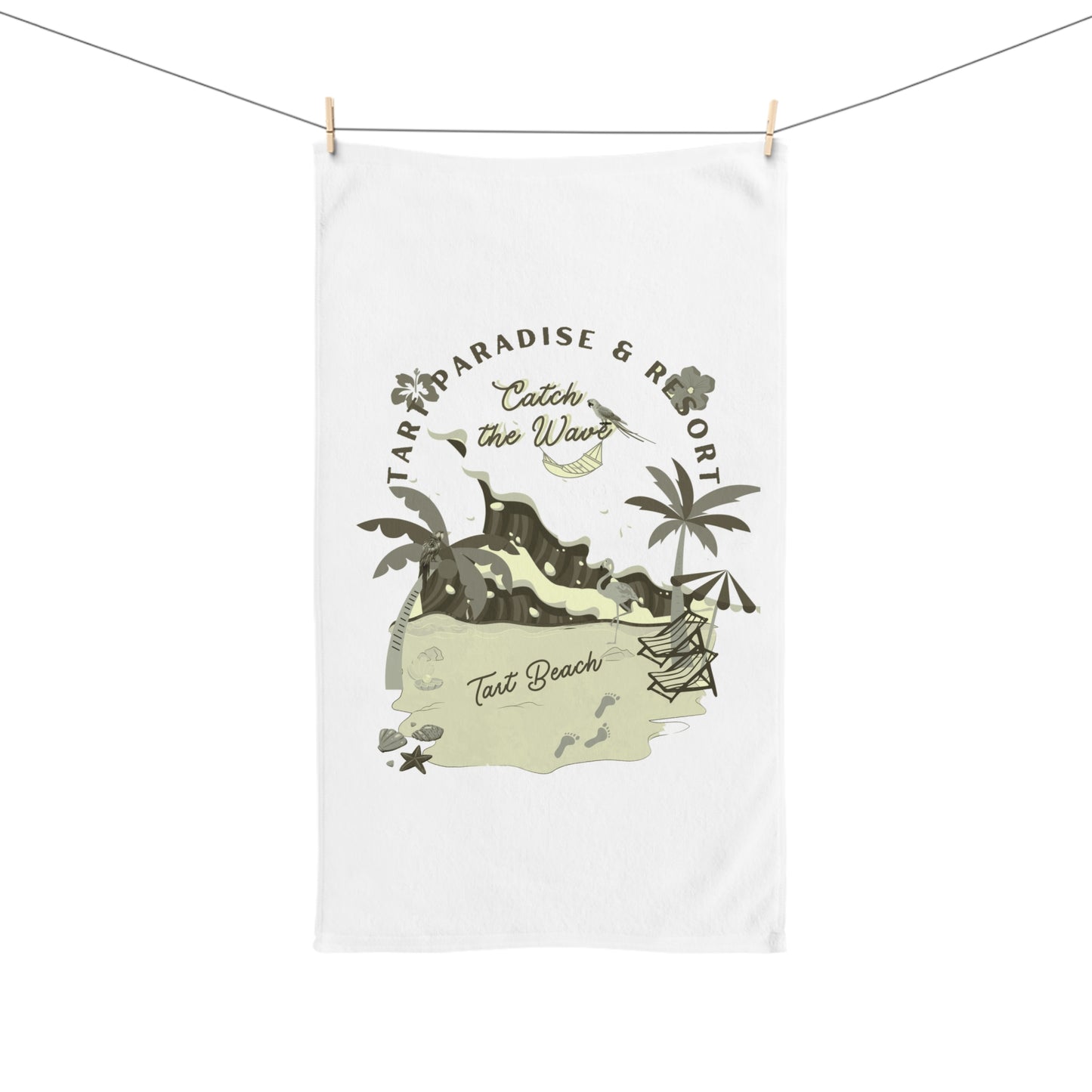 Two Tarts Beach Hand Towel