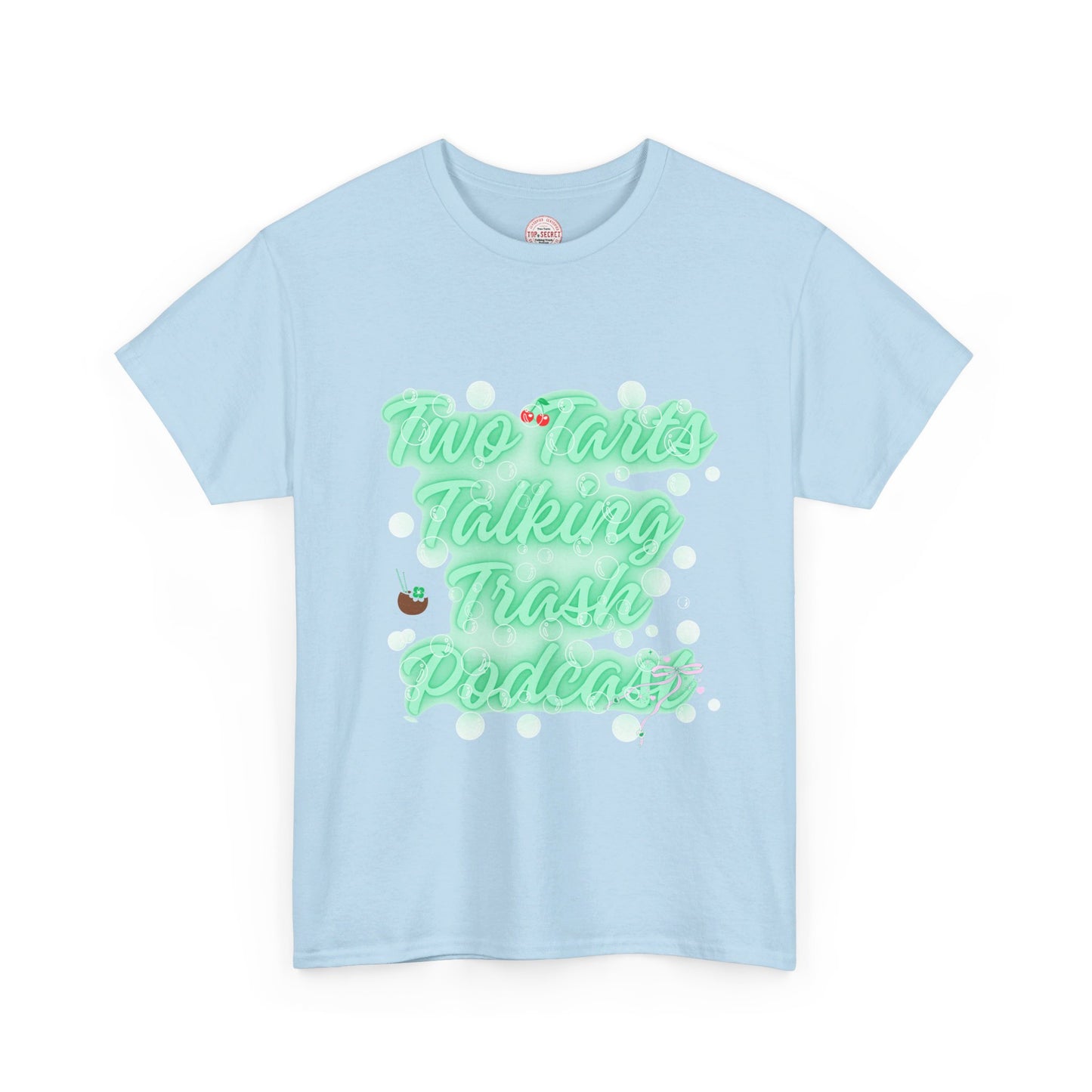 Two Tarts Green Bubble Unisex Heavy Cotton Tee