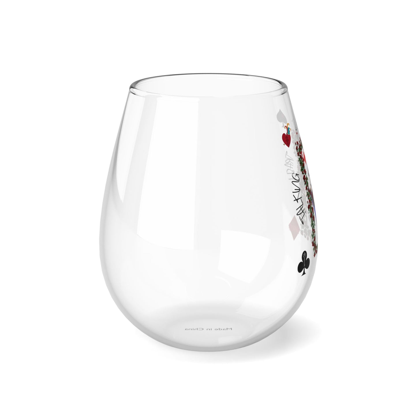 Two Tarts Queen Stemless Wine Glass, 11.75oz