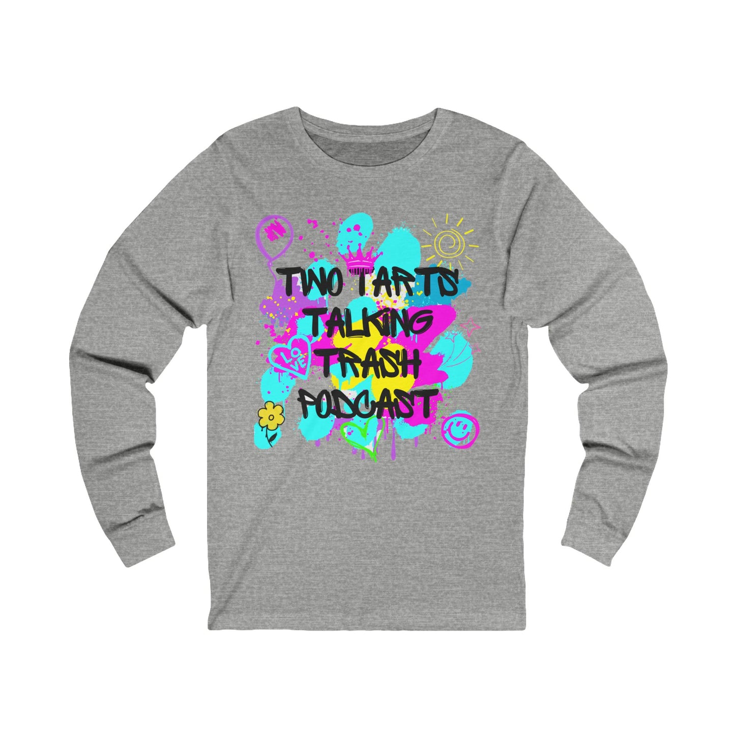 Two Tarts Graffiti Unisex Jersey Long Sleeve Tee