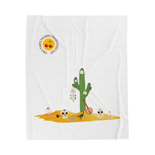 Tarts Desert Velveteen Plush Blanket