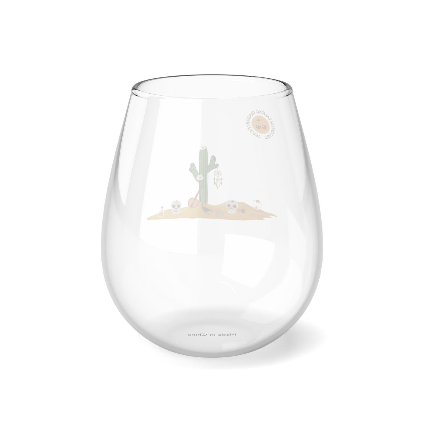 Two Tarts Desert Stemless Wine Glass, 11.75oz