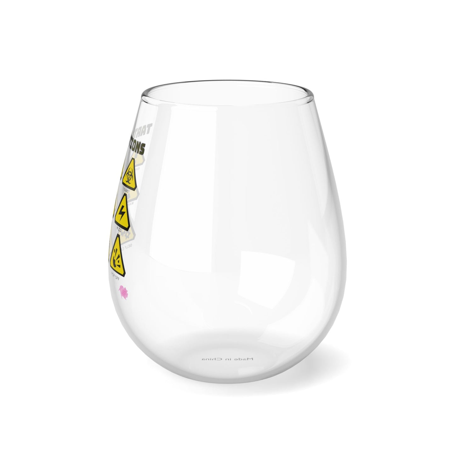 Two Tarts Tartemotions Stemless Wine Glass, 11.75oz