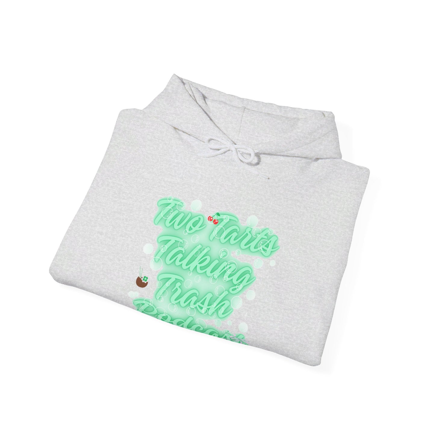 Two Tarts Green Bubble Unisex Hooded Sweatshirt