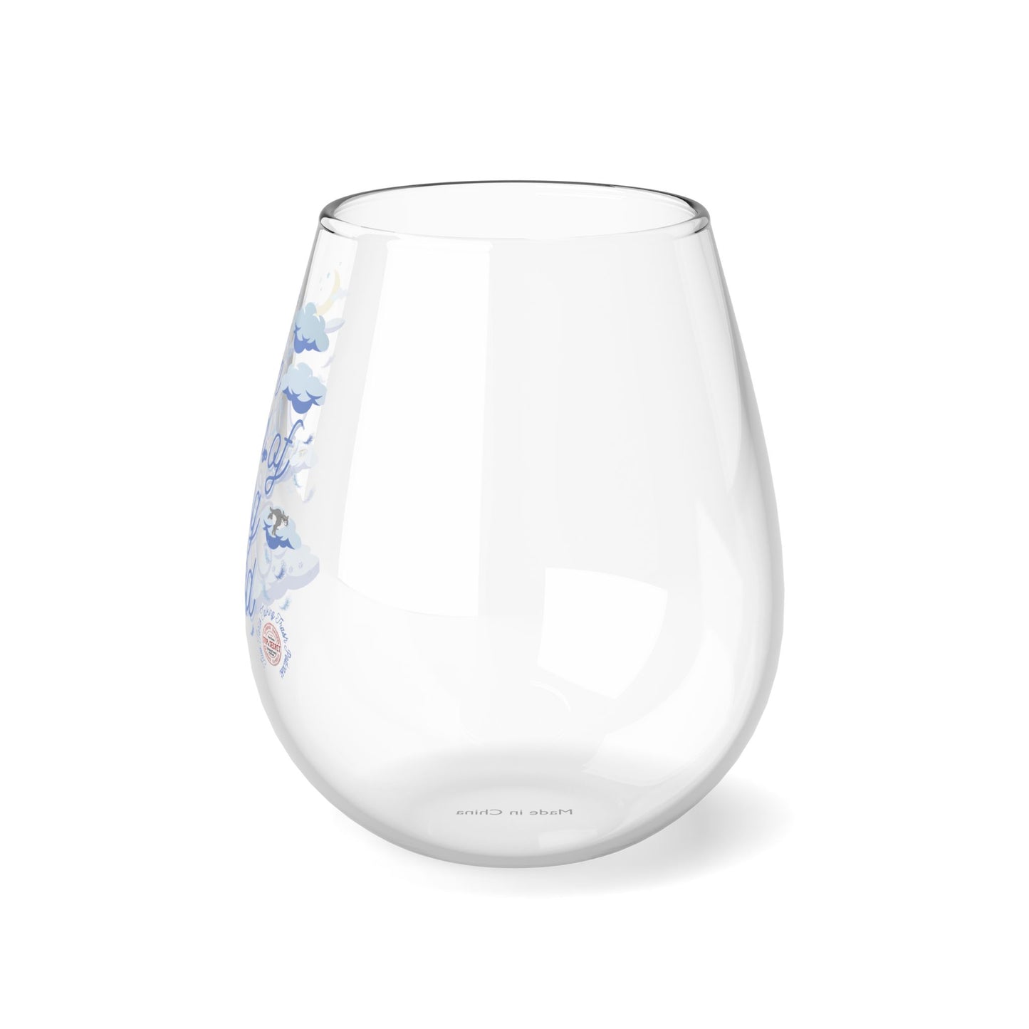 Two Tarts Tired Stemless Wine Glass, 11.75oz